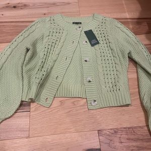 NWT green wild fable sweater